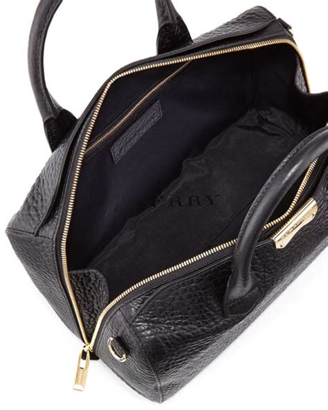 burberry black pebbled leather shoulder bag|Burberry shoulder bags on sale.